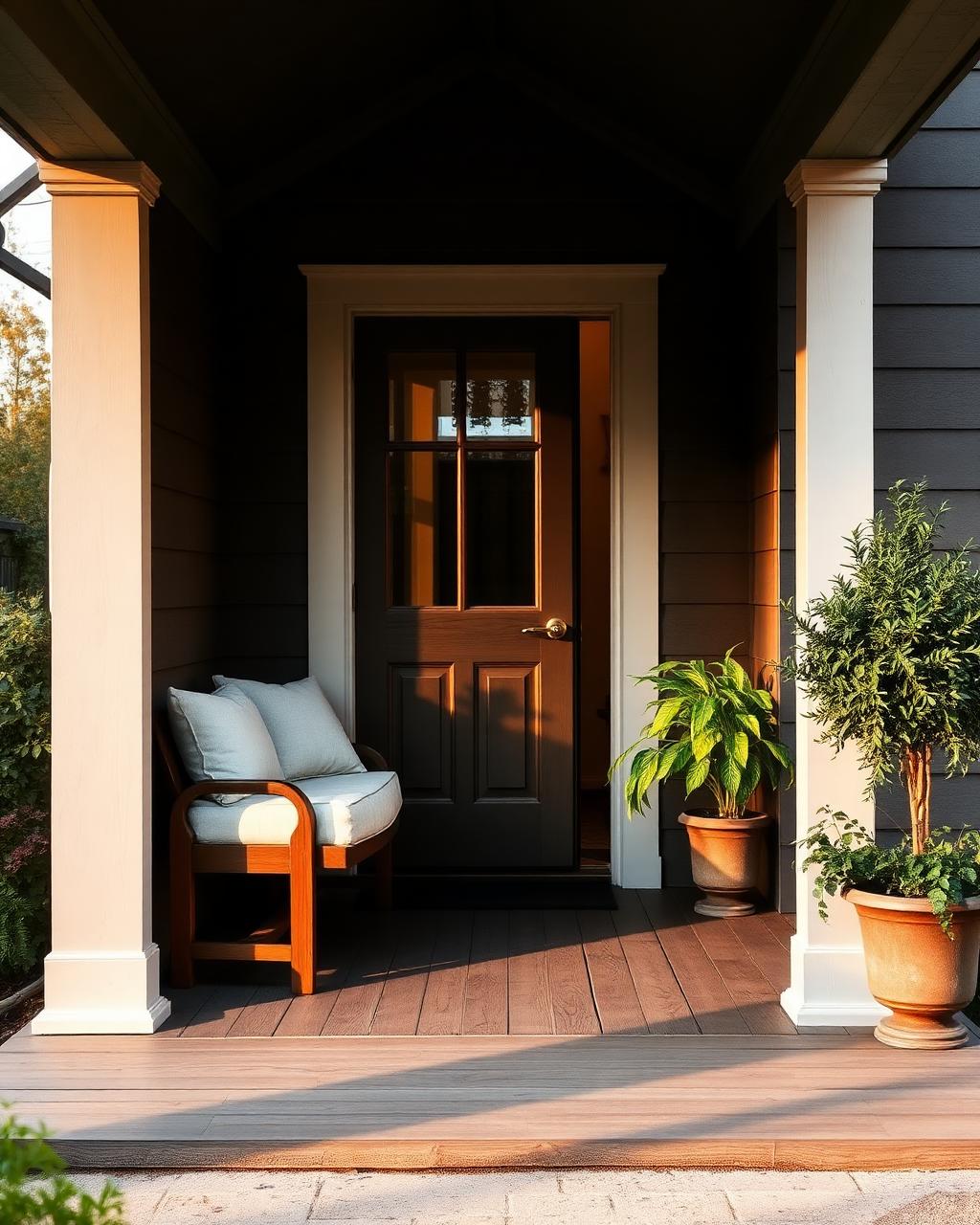 A warmer porch and entry